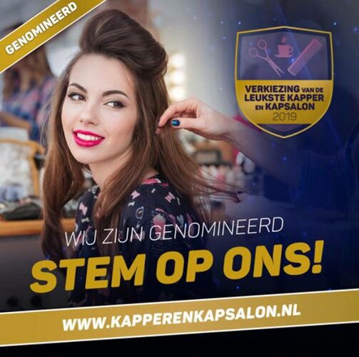 Haarstudio Eigenwijz gaat voor prijs leukste kapper/kapsalon 2019!