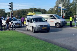 Fietsster aangereden