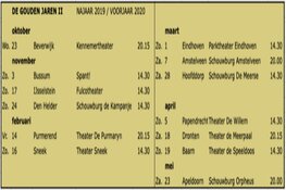 De succesvoorstelling De Gouden Jaren krijgt een vervolg: De Gouden Jaren II