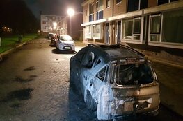 Auto in brand in Den Helder