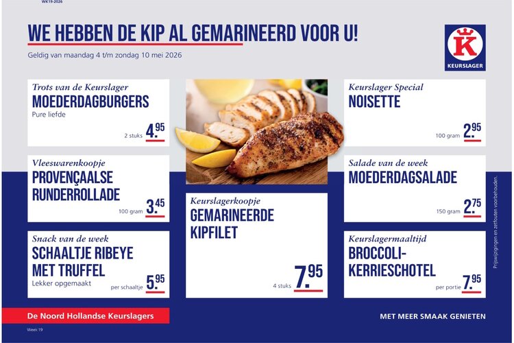 Weekaanbieding bij Keurslager Wit en Wit