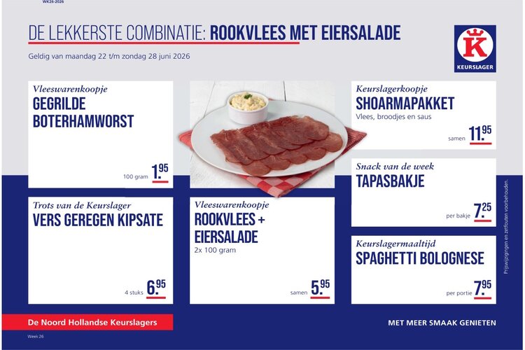 Weekaanbieding bij Keurslager Wit en Wit
