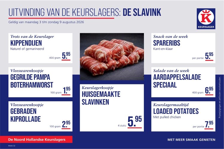 Weekaanbieding bij Keurslager Wit en Wit
