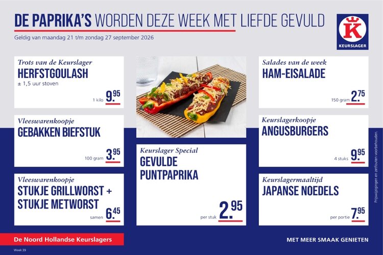 Weekaanbieding bij Keurslager Wit en Wit