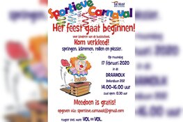 Carnaval in sportzaal De Draaikolk