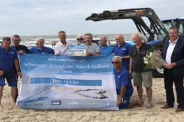 Den Helder voor het tweede jaar op rij 'Schoonste Strand' in Noord-Holland