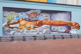 3D Streetart in centrum Den Helder