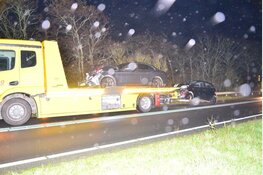 Negen auto's botsen op N99 bij Breezand