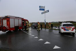 Auto te water in Den Helder