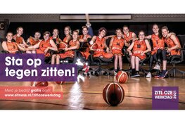 Rolstoelbasketbalster Saskia Pronk daagt werkend Nederland uit om minder te zitten!