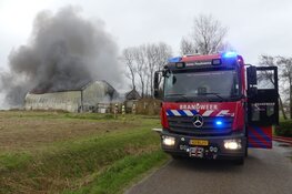 Grote brand in loods Anna Paulowna