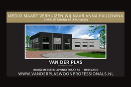 Van der Plas Woonprofessionals verhuist naar Anna Paulowna