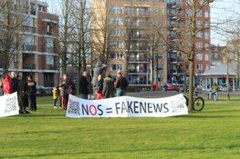 Kleinschalige en korte demonstratie in Den Helder