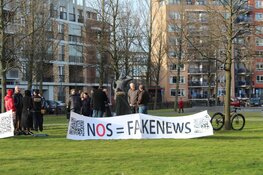 Kleinschalige en korte demonstratie in Den Helder