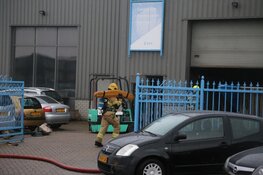 Brand bij poedercoatingbedrijf in Den Helder