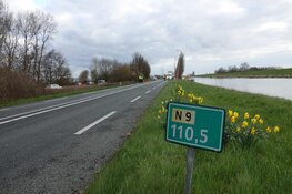 Ongeval met vrachtwagen op N9 bij Julianadorp door inhalende automobilist