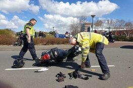 Scooterrijder gewond na ongeval Marsdiepstraat