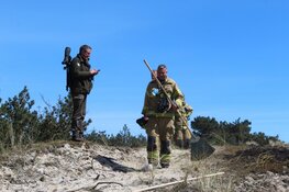 Kleine natuurbrand in Huisduinen