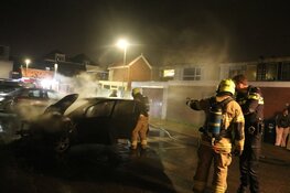 Autobrand in de Brouwerstraat