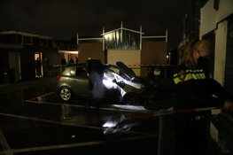 Autobrand in de Brouwerstraat