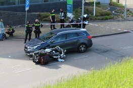 Motorrijder gewond door botsing in Den Helder