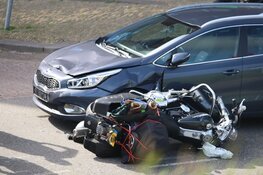 Motorrijder gewond door botsing in Den Helder