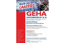 Vacature Autotechnicus bij Autobedrijf GEHA BV