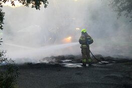 NL-alert vanwege hooibrand in Den Helder