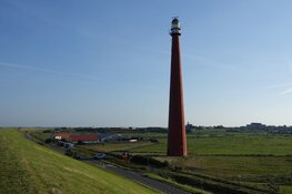 Vuurtoren Lange Jaap in Den Helder staat op instorten