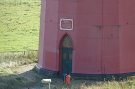 Vuurtoren Lange Jaap in Den Helder staat op instorten