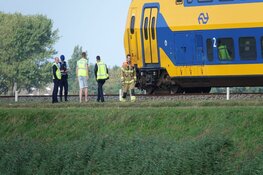 Aanrijding tussen tractor en een trein in Breezand