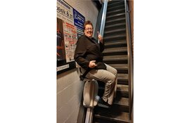 Traplift voor TTV Noordkop met budget uit Sportakkoord