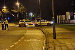 Korte achtervolging in Den Helder, auto klemgereden