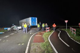 Dodelijk ongeval in Wieringerwerf, weg uren dicht