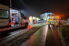 Dodelijk ongeval in Wieringerwerf, weg uren dicht
