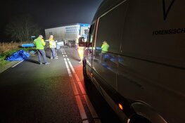 Dodelijk ongeval in Wieringerwerf, weg uren dicht