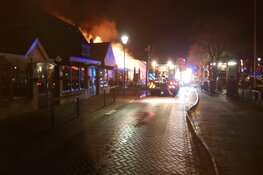 Grote brand verwoest restaurant in De Cocksdorp