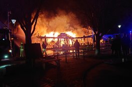 Grote brand verwoest restaurant in De Cocksdorp