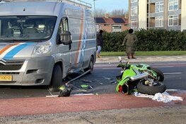 Motorrijder gewond in Den Helder