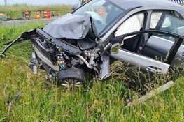 Frontale aanrijding op N9 bij Burgerbrug, meerdere gewonden