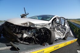 N9 langdurig afgesloten na ongeval bij Sint Maartensvlotbrug