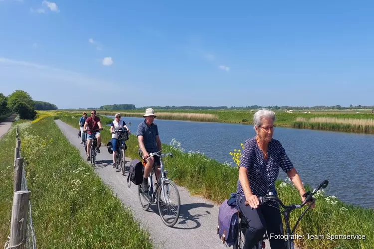 Fiets, ontdek en snuif cultuur op met Team Sportservice