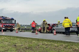 Beknelling bij ongeluk in Den Helder, twee gewonden