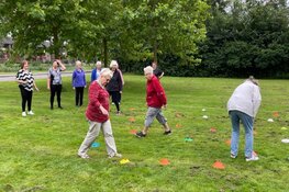 Beweegmoment met Team Sportservice op 55+-beurs