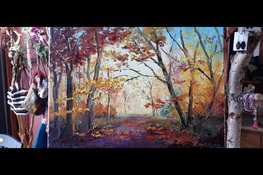 " Schilder de herfst "  in de Keesschuur