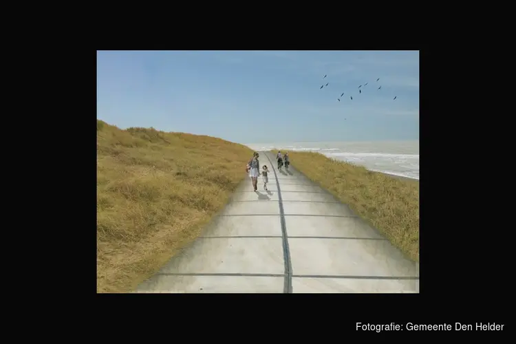 Nieuw pad naar strand Huisduinen