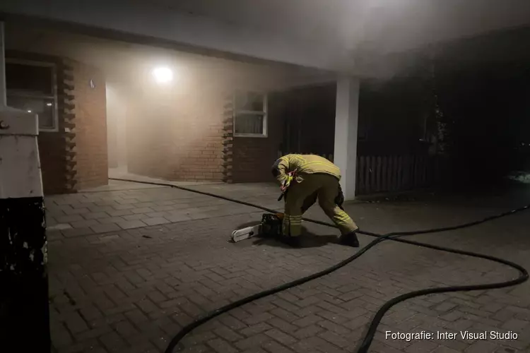Brand in boxruimte van flat in Den Helder