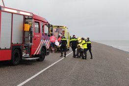 Vrouw uit zee gehaald bij Den Helder