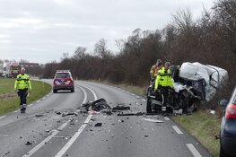 N9 afgesloten na frontale botsing