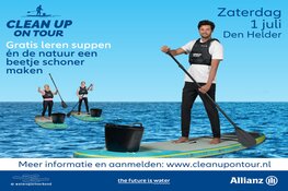 Op 1 juli komt Clean up on Tour naar Den Helder